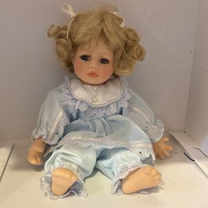 Vintage Fritz's Basket Babies Wendy Gustave Wolff 2000 Doll 8" With Tag